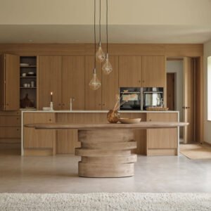 Adam 240cm Almond Brown Oval Dining Table