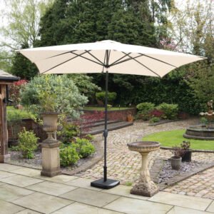 2.7 x 3m Rectangular Parasol Aluminium