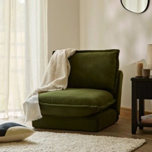 Harlow Single Sofa Bed - Fern Green