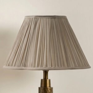 Radley 40cm Gathered Lamp Shade - Taupe