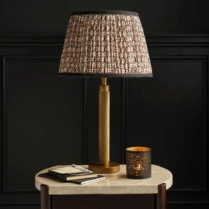 Welham 36cm Metal Table Lamp Base - Patina Gold