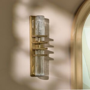 Boscastle 40cm IP44 Wall Light - Heirloom Brass