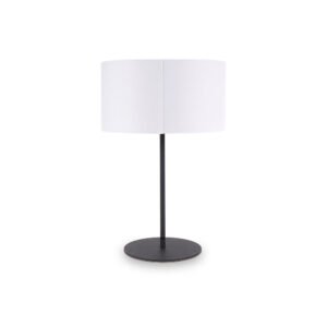 Elin Matt Black & Ivory Table Lamp
