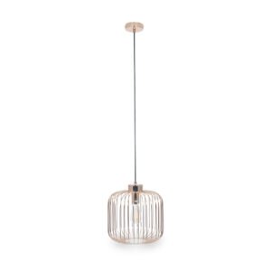 Dania French Gold Metal Wire Pendant