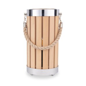 Austell Beach Wood Lantern Table Lamp