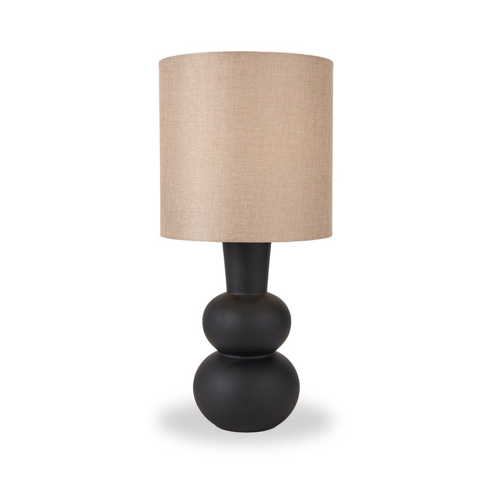 Aaliyah Curved Bottle Ceramic Table Lamp