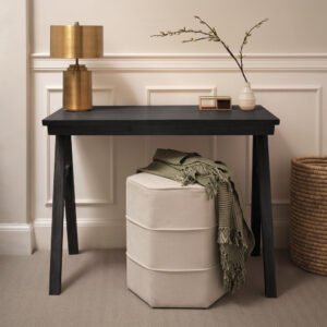 Sabina 100cm Rectangular Desk - Black Oak