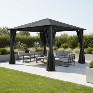 Titan 3m x 3m Galvanised Steel Gazebo