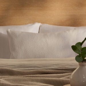 Yelden 35x55cm Scatter Cushion Cover - Chalk White Boucle