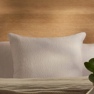 Yelden 50x50cm Scatter Cushion Cover - Chalk White Boucle