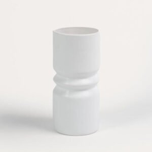 Ackton 20cm Ceramic Vase - White